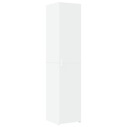 Highboard White 40x42.5x185 cm Engineered Wood