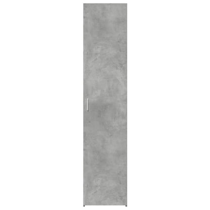 Highboard Concrete Grey 40x42.5x185 cm Engineered Wood