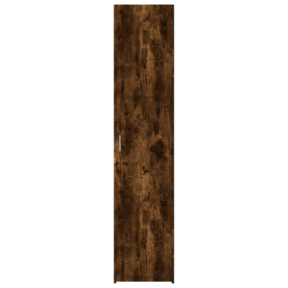 Highboard Smoked Oak 40x42.5x185 cm Engineered Wood