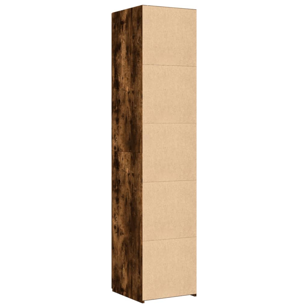Highboard Smoked Oak 40x42.5x185 cm Engineered Wood