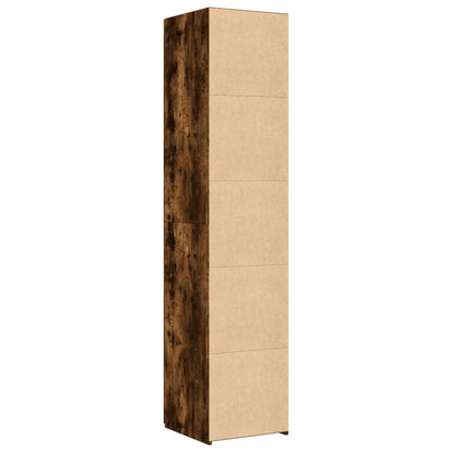 Highboard Smoked Oak 40x42.5x185 cm Engineered Wood