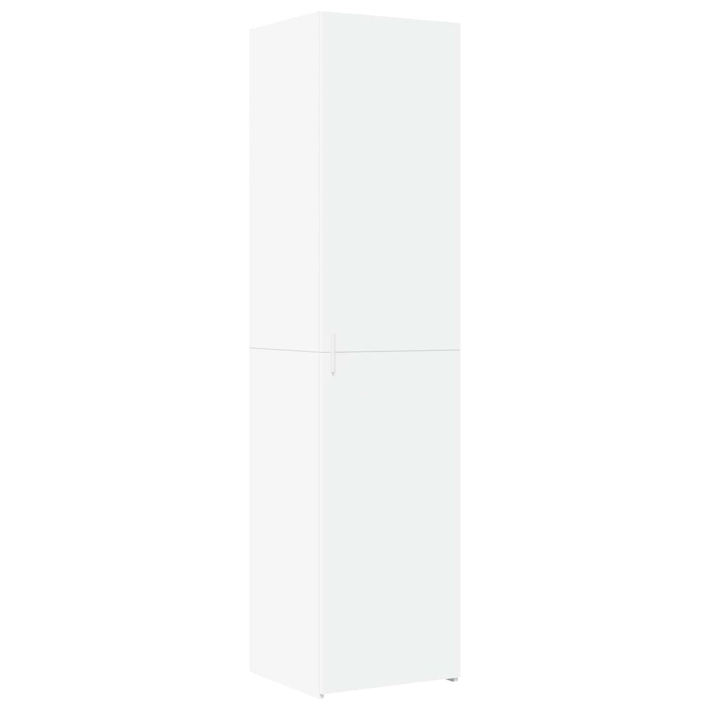 Highboard White 45x42,5x185 cm Engineered Wood