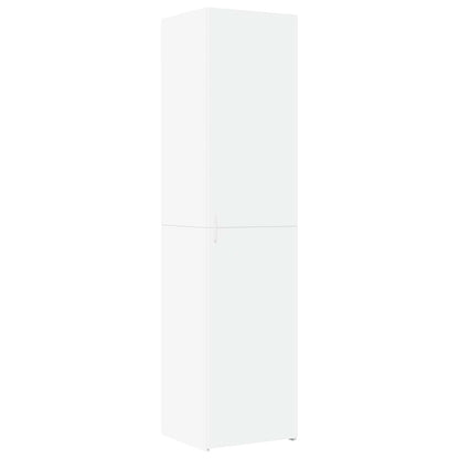 Highboard White 45x42,5x185 cm Engineered Wood