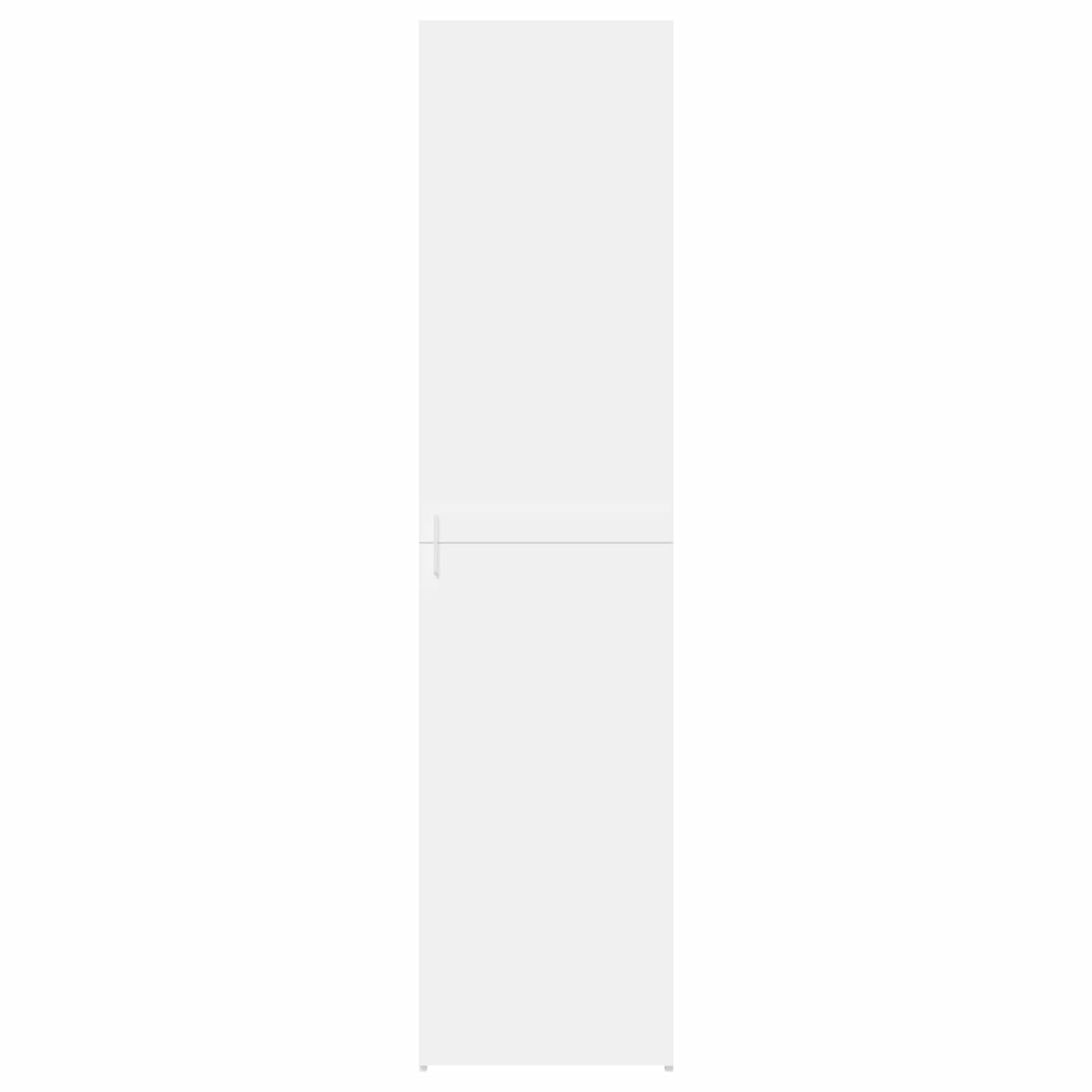 Highboard White 45x42,5x185 cm Engineered Wood