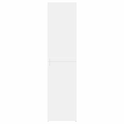 Highboard White 45x42,5x185 cm Engineered Wood