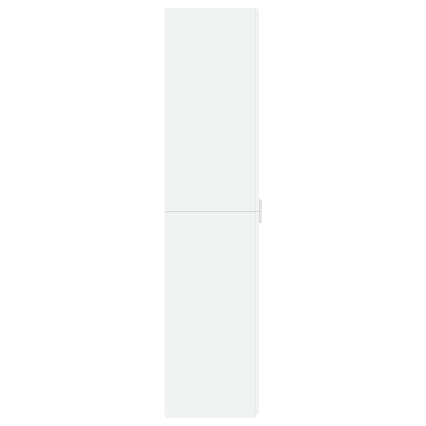 Highboard White 45x42,5x185 cm Engineered Wood