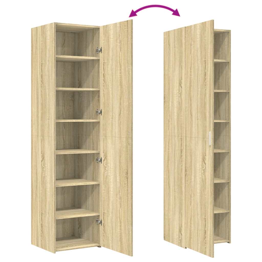 Highboard Sonoma Oak 45x42.5x185 cm Engineered Wood