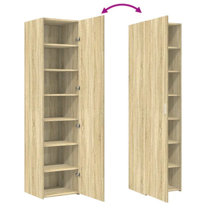 Highboard Sonoma Oak 45x42.5x185 cm Engineered Wood