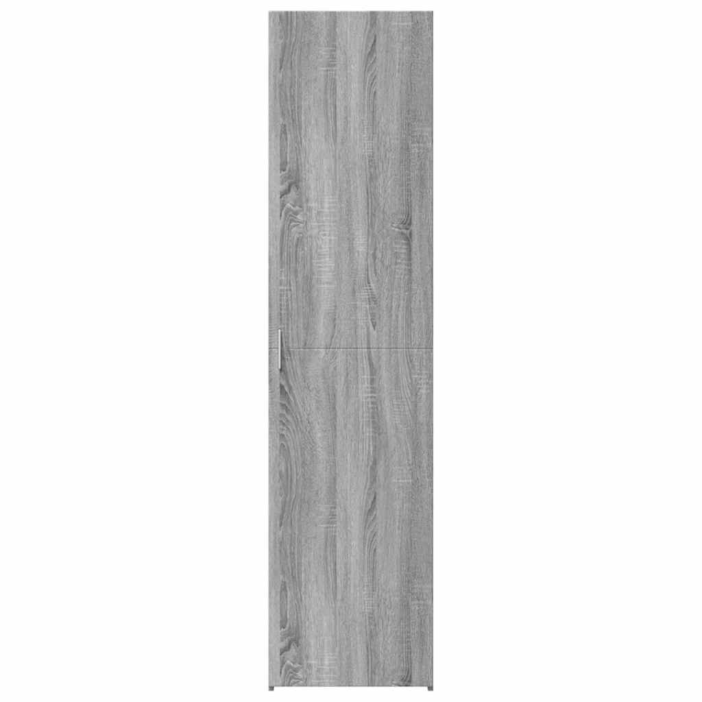 Highboard Grey Sonoma 45x42.5x185 cm Engineered Wood