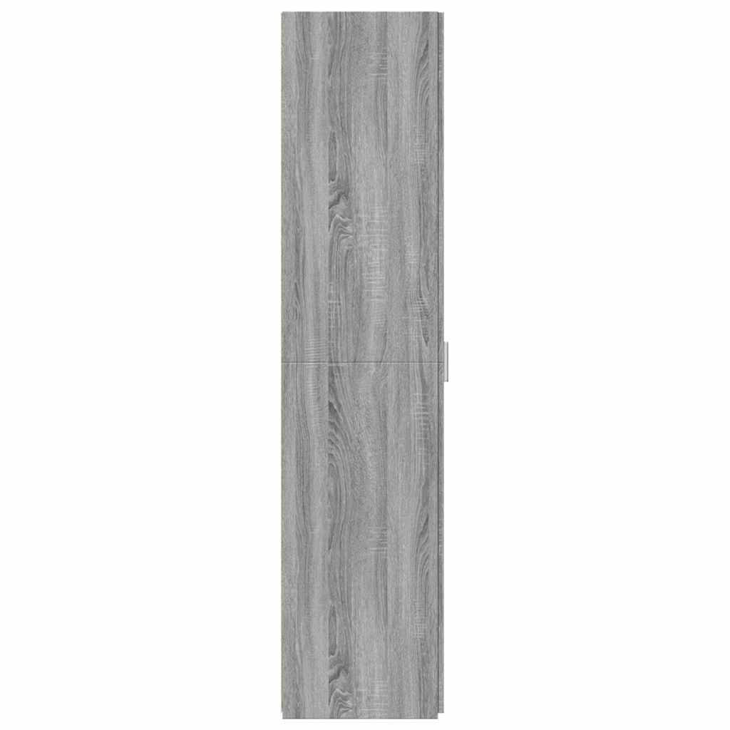 Highboard Grey Sonoma 45x42.5x185 cm Engineered Wood