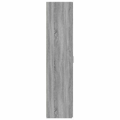 Highboard Grey Sonoma 45x42.5x185 cm Engineered Wood