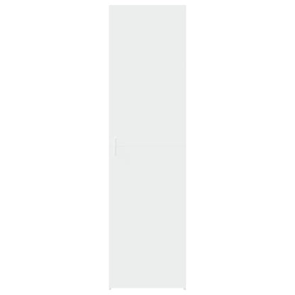 Highboard White 50x42.5x185 cm Engineered Wood