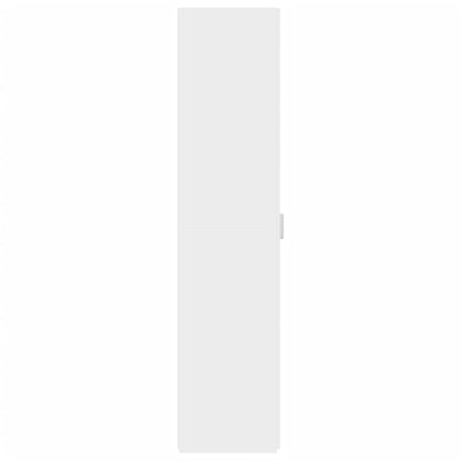Highboard White 50x42.5x185 cm Engineered Wood
