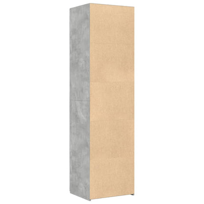 Highboard Concrete Grey 50x42.5x185 cm Engineered Wood