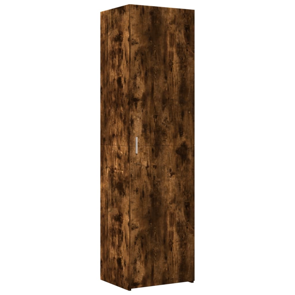Highboard Smoked Oak 50x42.5x185 cm Engineered Wood
