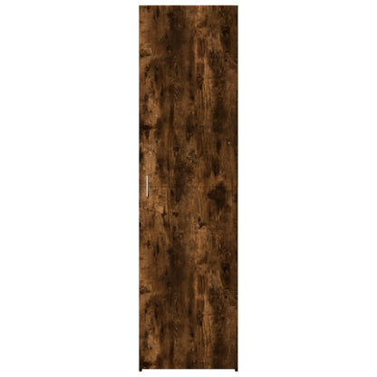 Highboard Smoked Oak 50x42.5x185 cm Engineered Wood