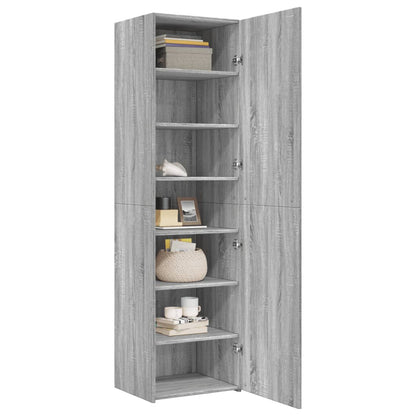 Highboard Grey Sonoma 50x42,5x185 cm Engineered Wood