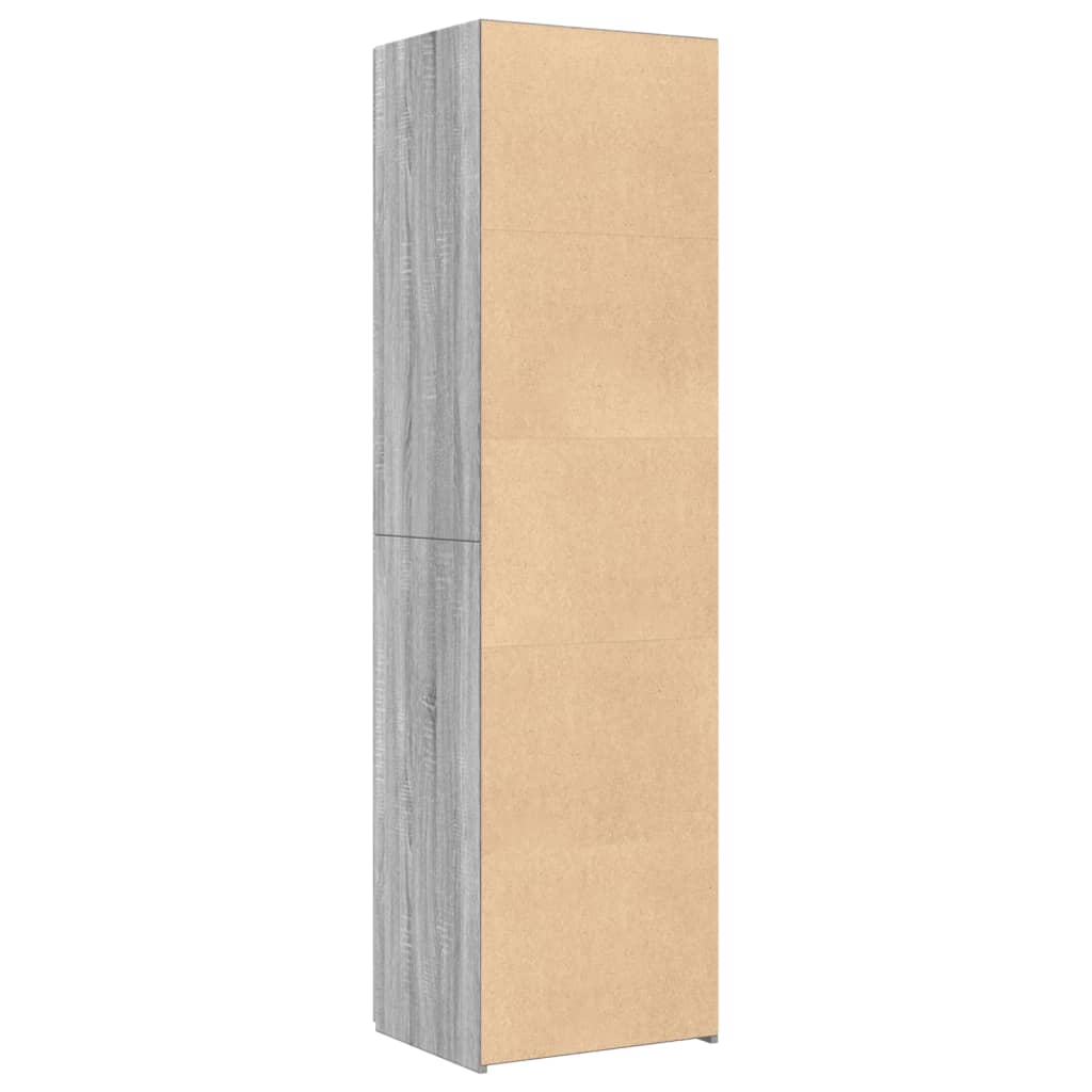 Highboard Grey Sonoma 50x42,5x185 cm Engineered Wood