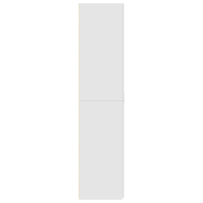 Highboard White 70x42.5x185 cm Engineered Wood