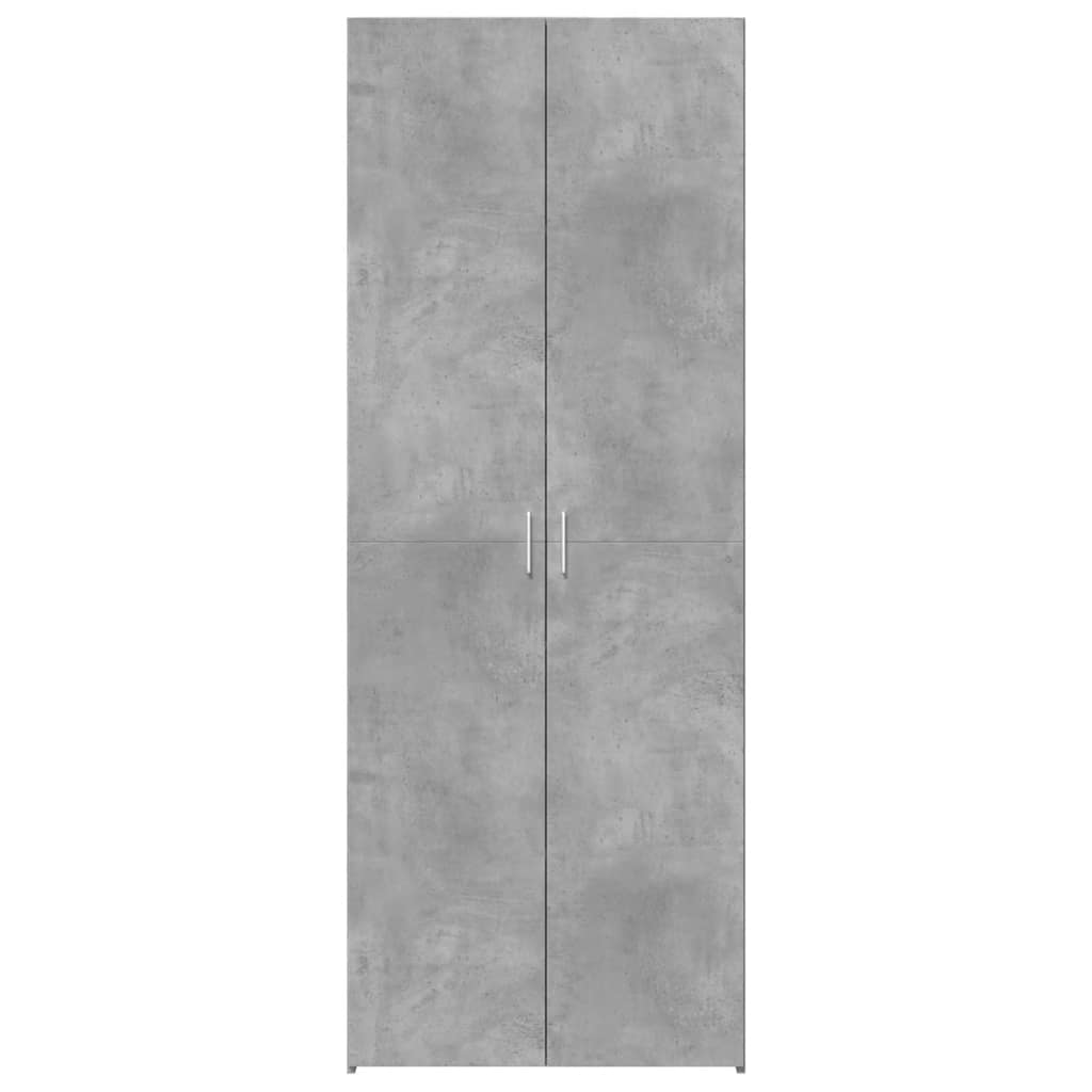 Highboard Concrete Grey 70x42.5x185 cm Engineered Wood