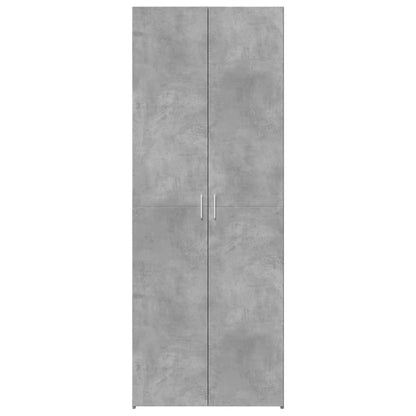 Highboard Concrete Grey 70x42.5x185 cm Engineered Wood