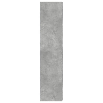 Highboard Concrete Grey 70x42.5x185 cm Engineered Wood