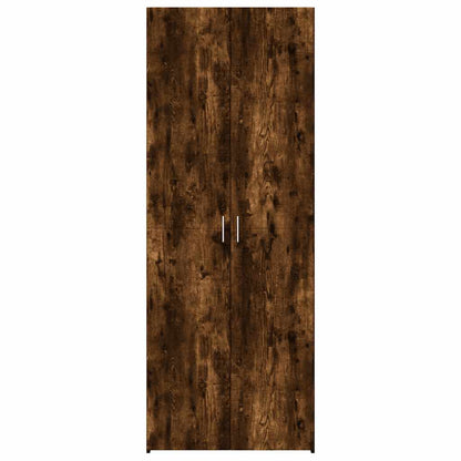 Highboard Smoked Oak 70x42.5x185 cm Engineered Wood