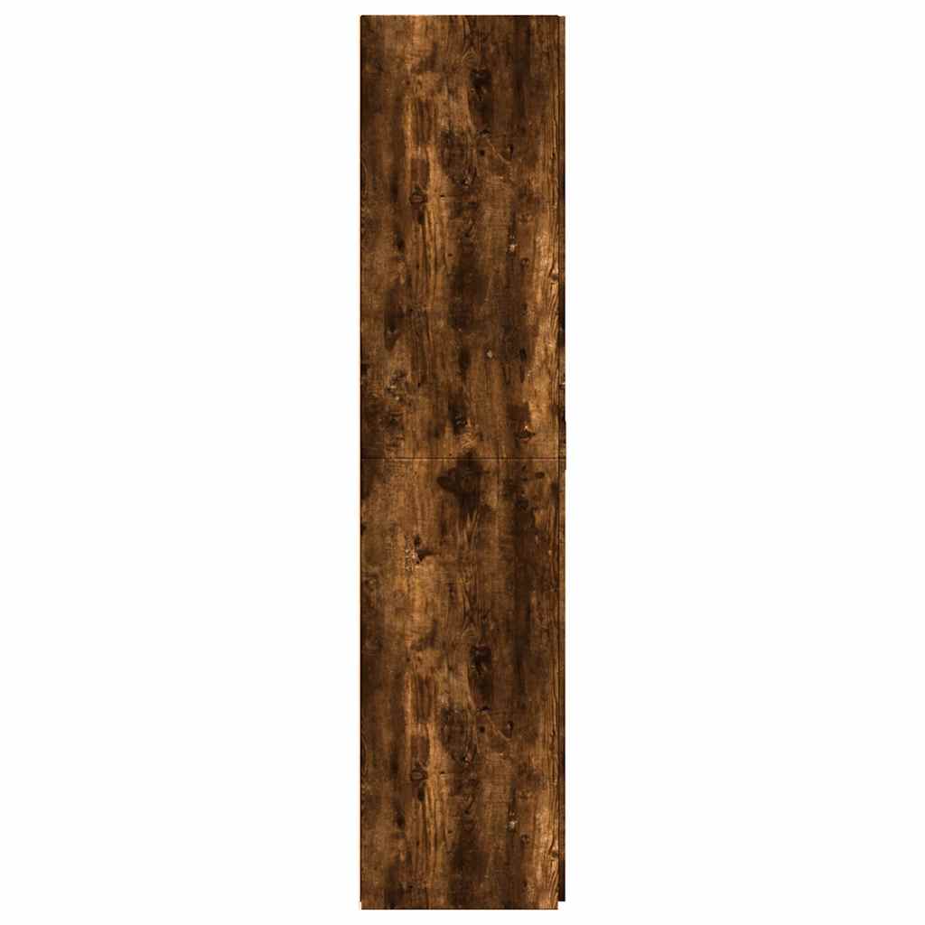 Highboard Smoked Oak 70x42.5x185 cm Engineered Wood