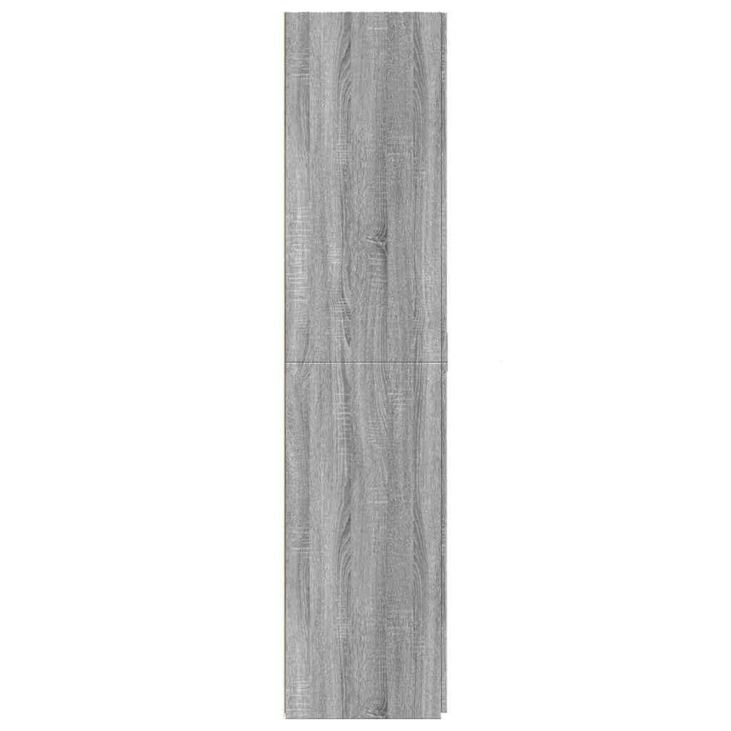 Highboard Grey Sonoma 70x42.5x185 cm Engineered Wood