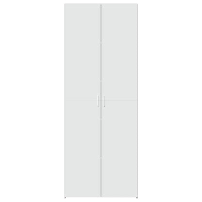 Highboard White 70x42.5x185 cm Engineered Wood
