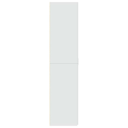 Highboard White 70x42.5x185 cm Engineered Wood