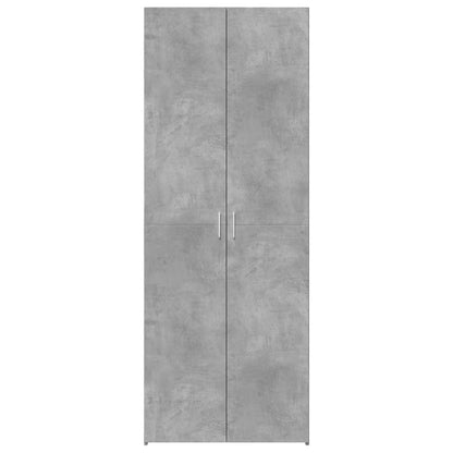 Highboard Concrete Grey 70x42.5x185 cm Engineered Wood