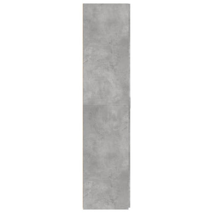 Highboard Concrete Grey 70x42.5x185 cm Engineered Wood