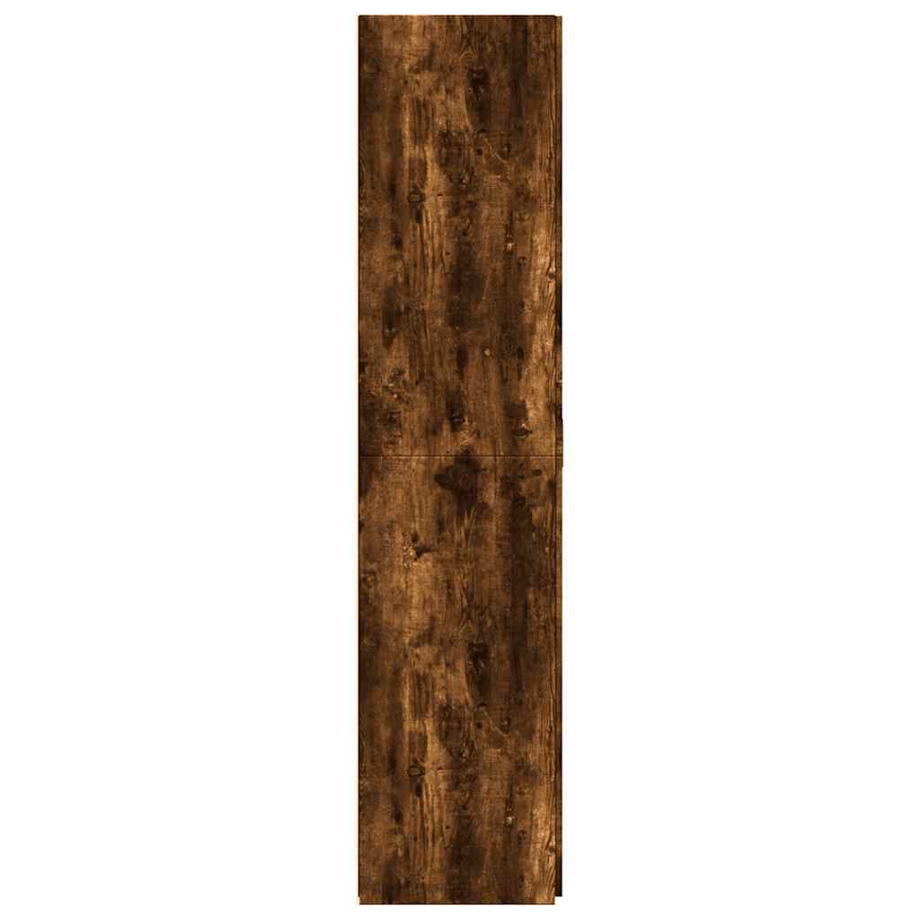 Highboard Smoked Oak 70x42.5x185 cm Engineered Wood