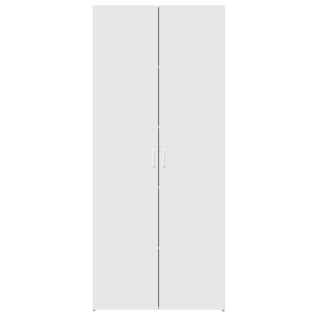 Highboard White 80x42.5x185 cm Engineered Wood