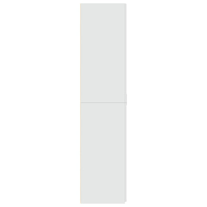 Highboard White 80x42.5x185 cm Engineered Wood