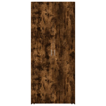 Highboard Smoked Oak 80x42.5x185 cm Engineered Wood