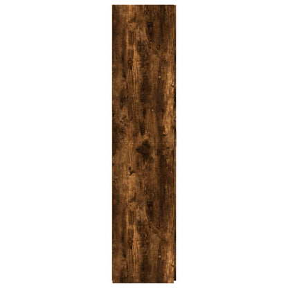 Highboard Smoked Oak 80x42.5x185 cm Engineered Wood