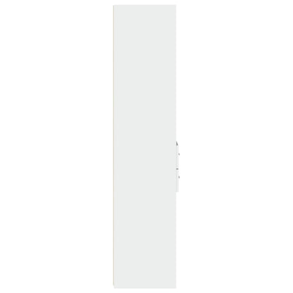 Highboard White 40x42,5x185 cm Engineered Wood