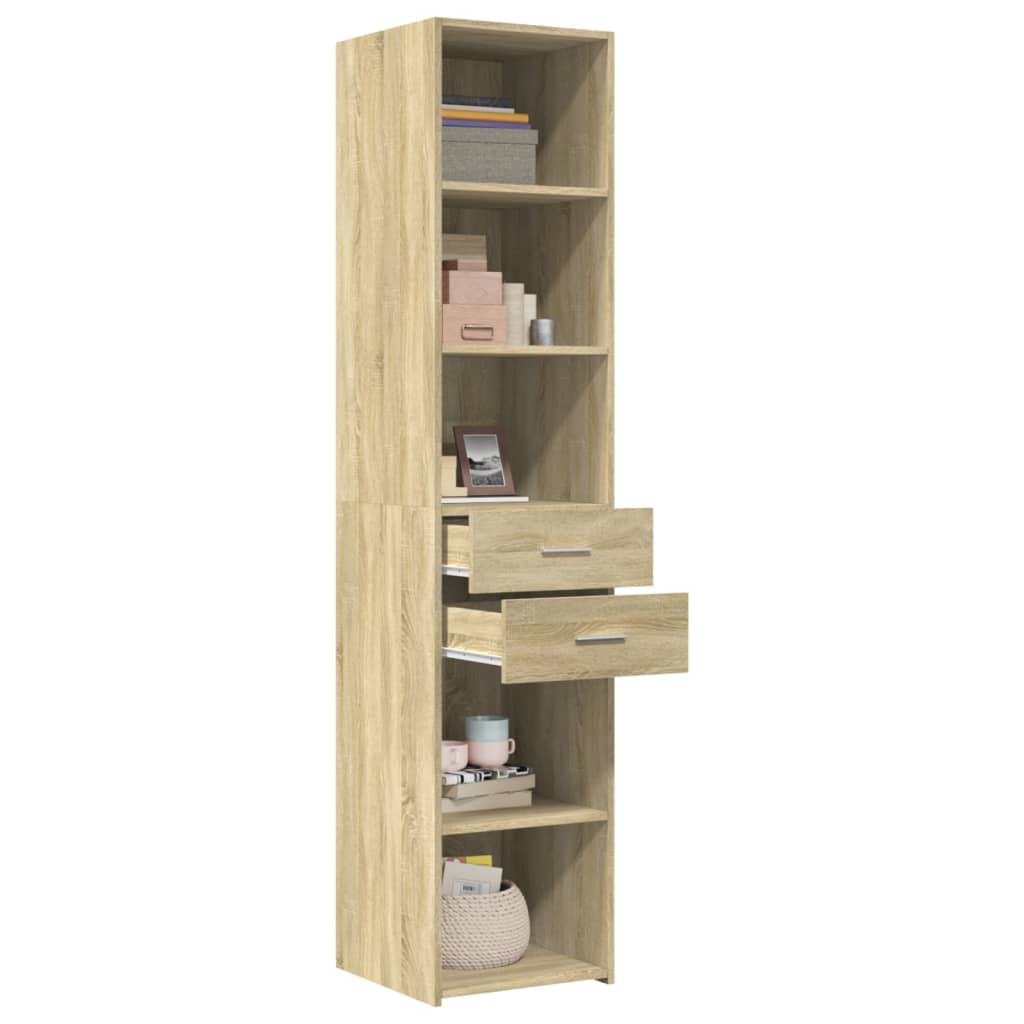 Highboard Sonoma Oak 40x42,5x185 cm Engineered Wood