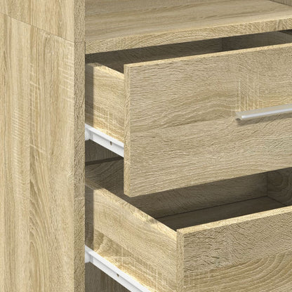 Highboard Sonoma Oak 40x42,5x185 cm Engineered Wood