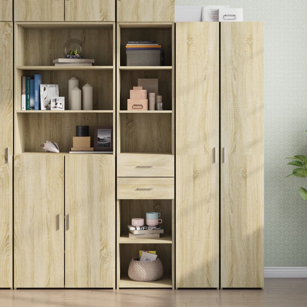 Highboard Sonoma Oak 40x42,5x185 cm Engineered Wood