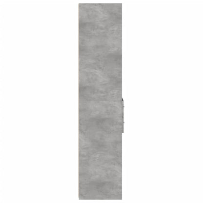 Highboard Concrete Grey 40x42.5x185 cm Engineered Wood