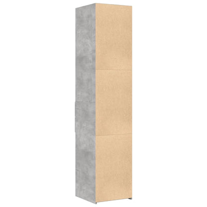 Highboard Concrete Grey 40x42,5x185 cm Engineered Wood