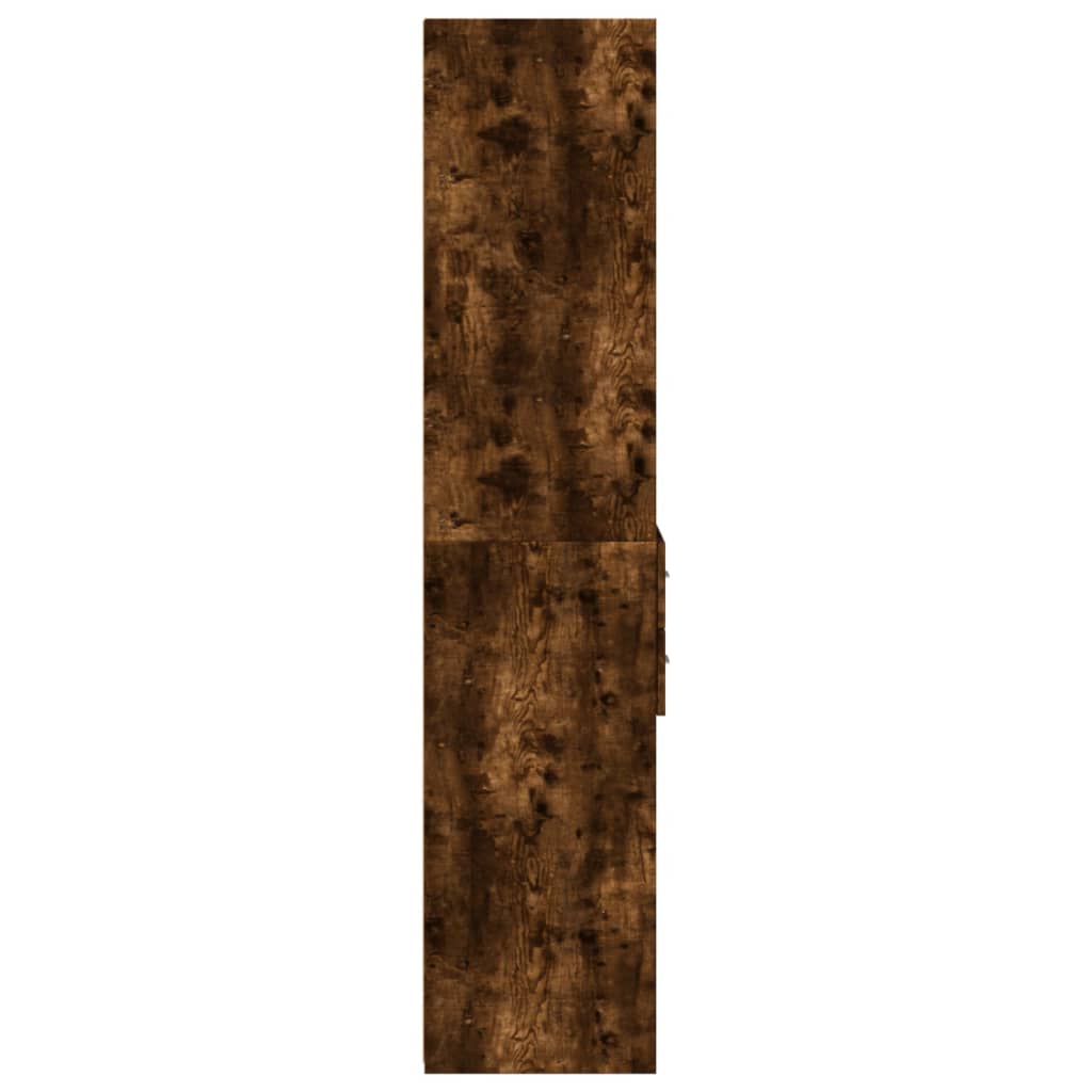 Highboard Smoked Oak 40x42,5x185 cm Engineered Wood