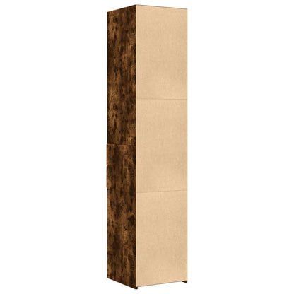 Highboard Smoked Oak 40x42,5x185 cm Engineered Wood