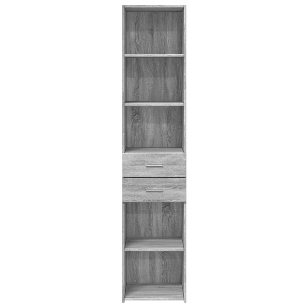 Highboard Grey Sonoma 40x42,5x185 cm Engineered Wood
