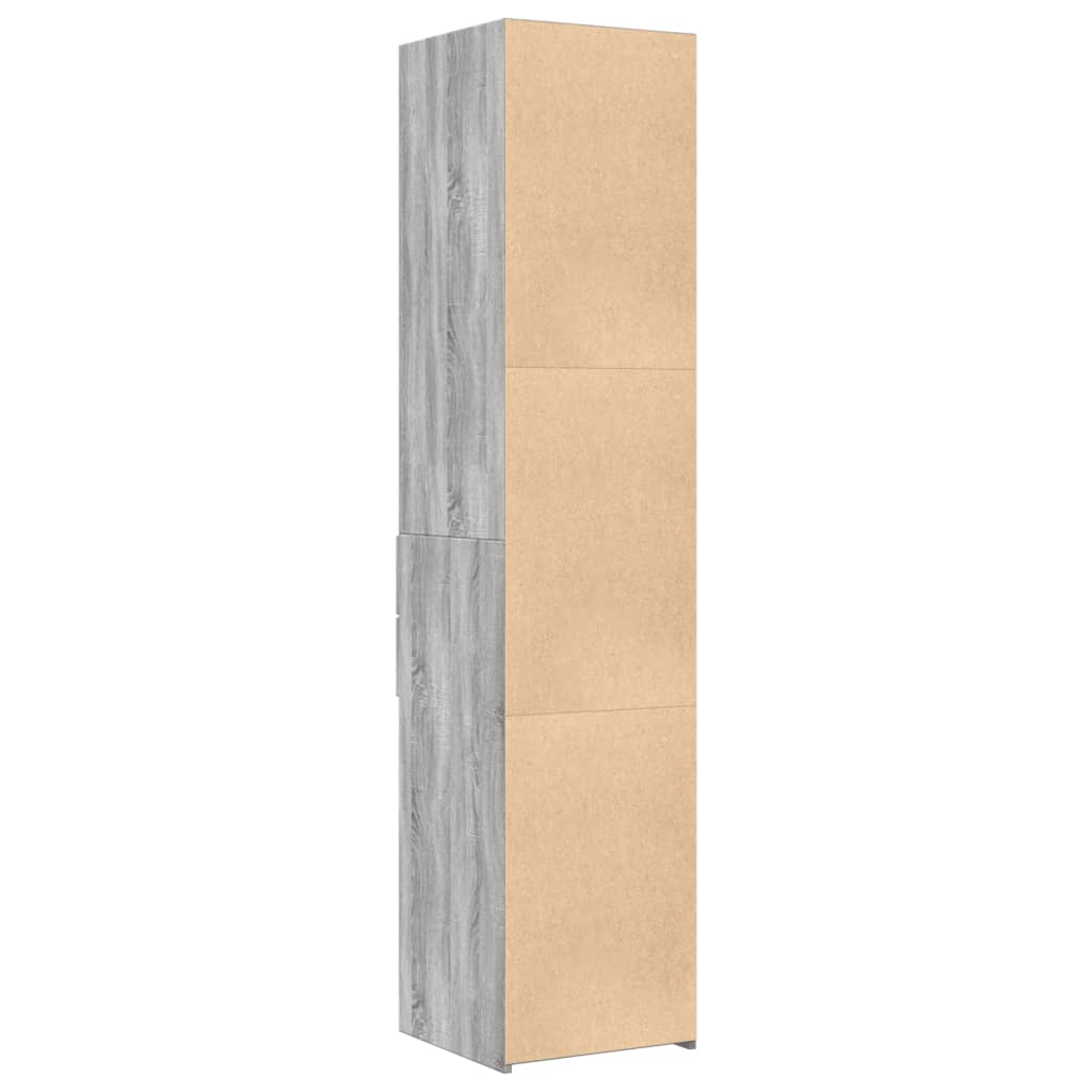 Highboard Grey Sonoma 40x42,5x185 cm Engineered Wood