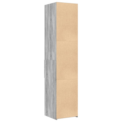 Highboard Grey Sonoma 40x42,5x185 cm Engineered Wood