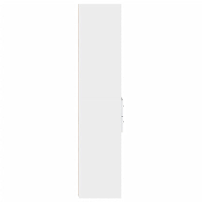 Highboard White 45x42,5x185 cm Engineered Wood